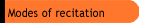Modes of Recitation